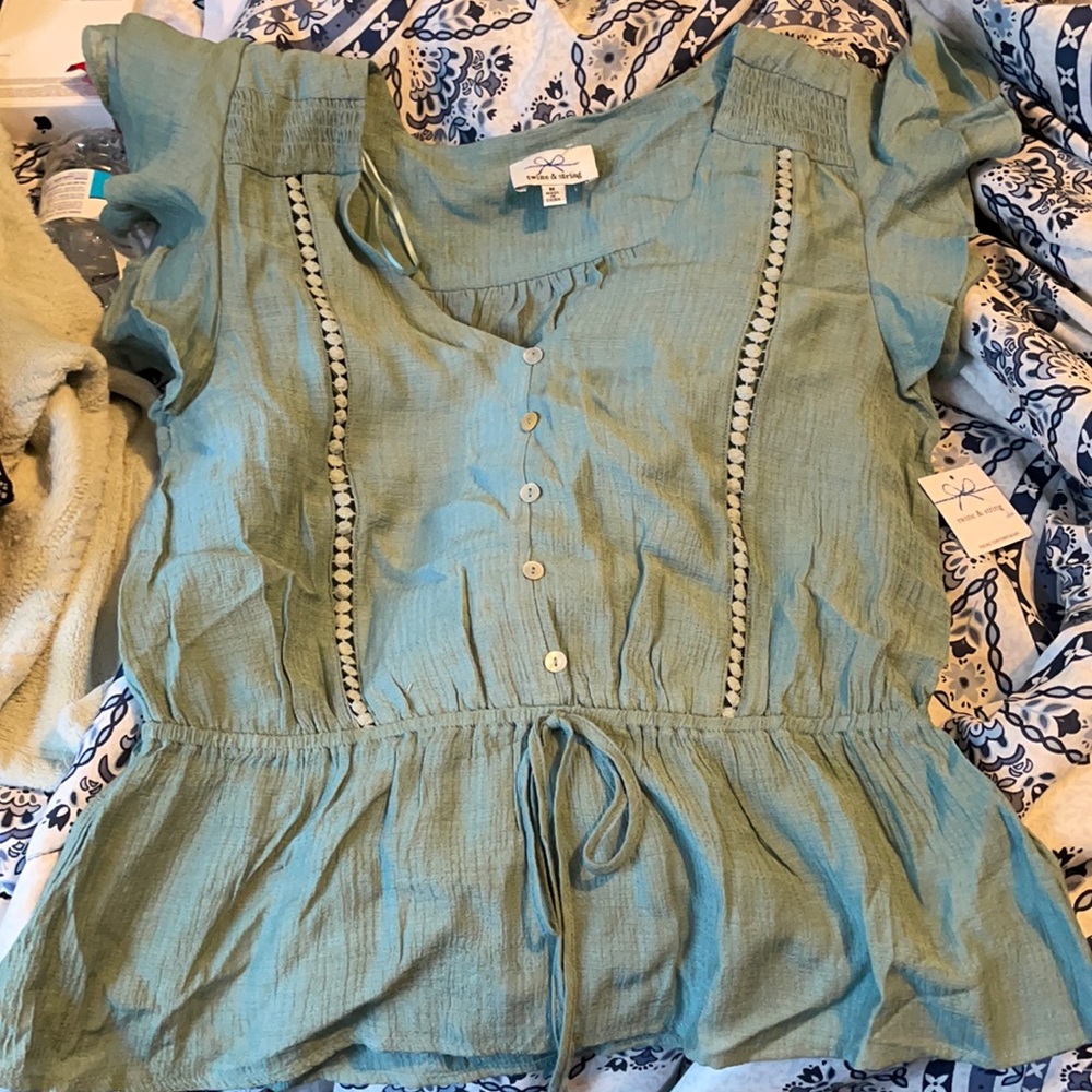 Blue Knit Shirt